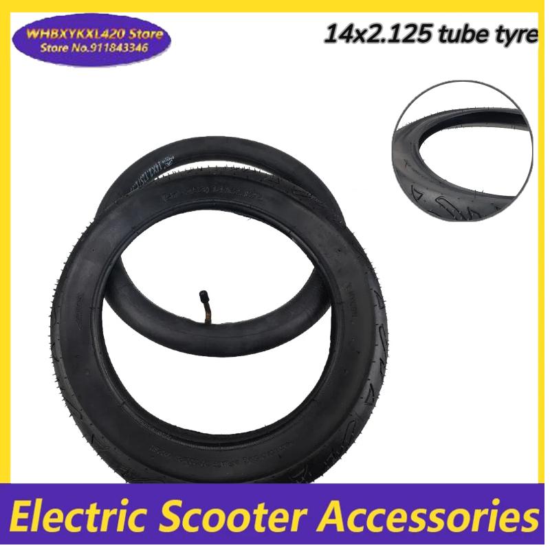 Electric Scooter - Reliable 14x2.125 Tubeless Tires for 14-Inch