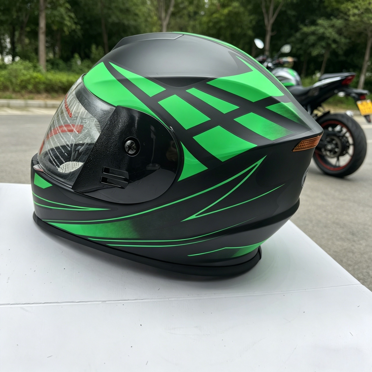 Men's Full Face Motorcycle Hel - Scooter Helmet Set review and price