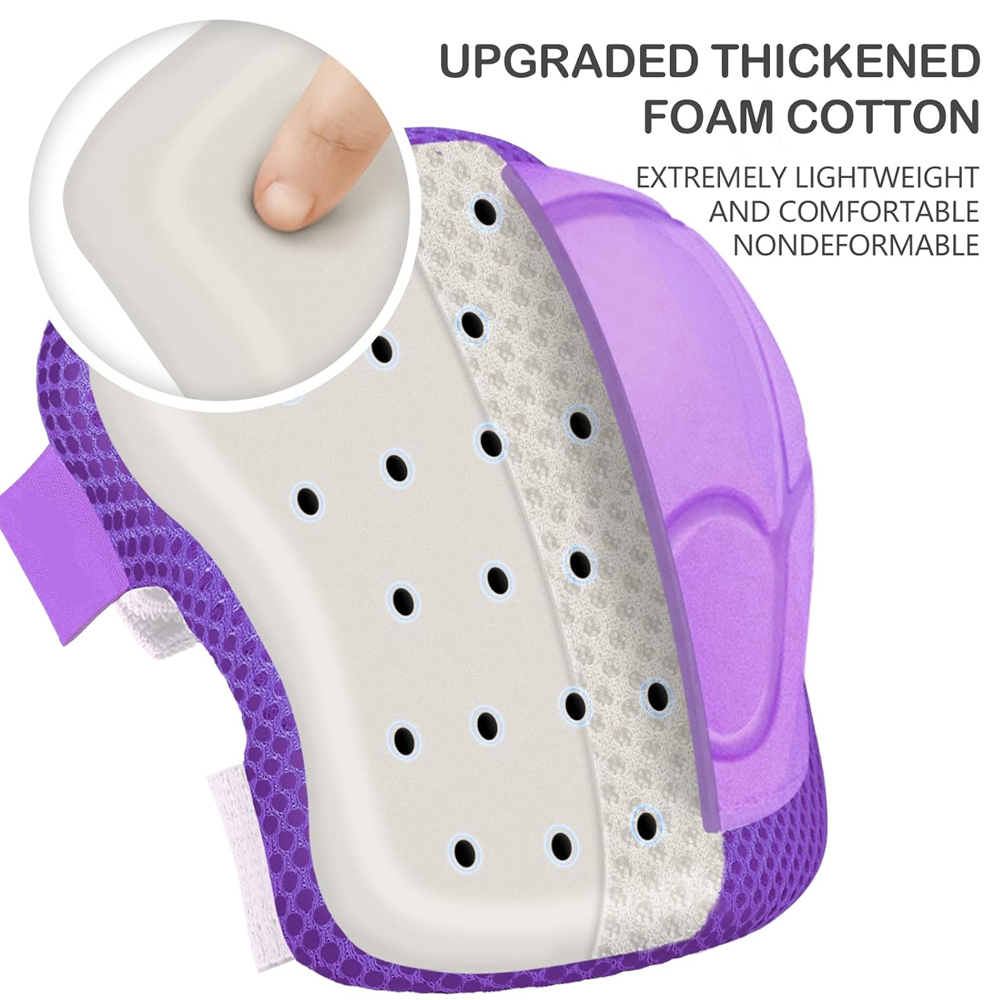 6pcs Kids Knee Pads and Elbow  - Scooter Helmet Set review and price