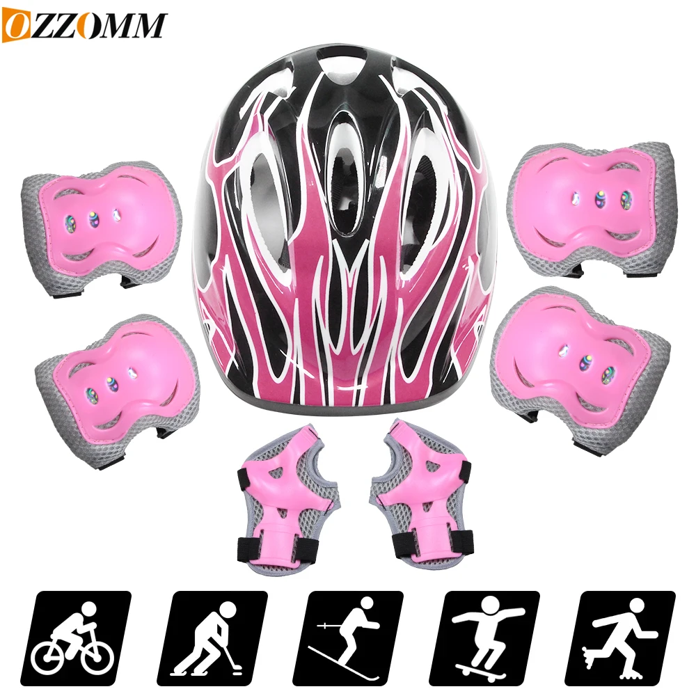 7PCS Kids Bike Helmet Set Skat - Scooter Helmet Set review and price