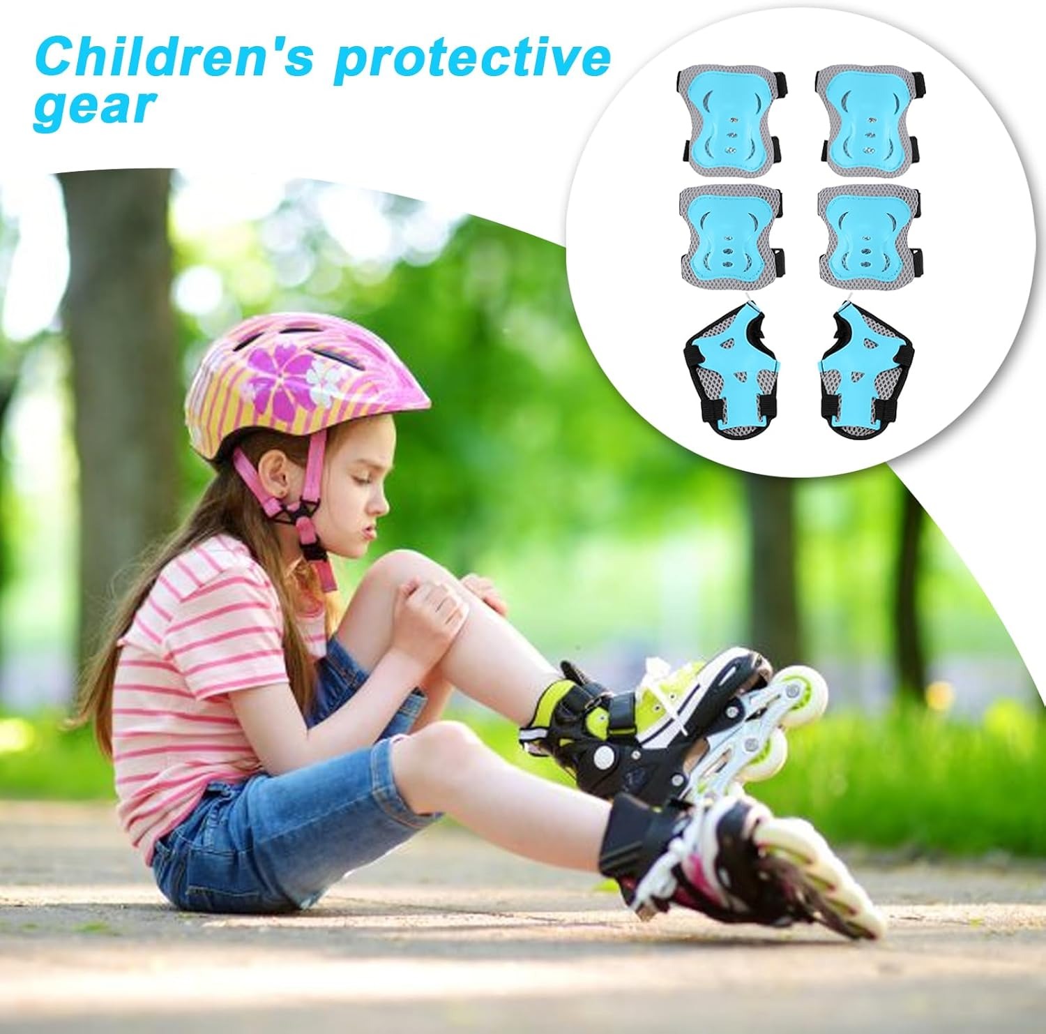 Kids Knee Pads Elbow Pads Age  - Scooter Helmet Set review and price