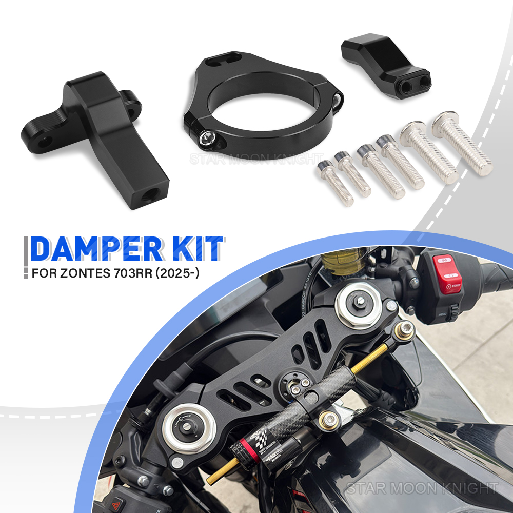 Motorcycle Steering Damper Bra - Steering Damper Stabilizer Kit Cnc review and price
