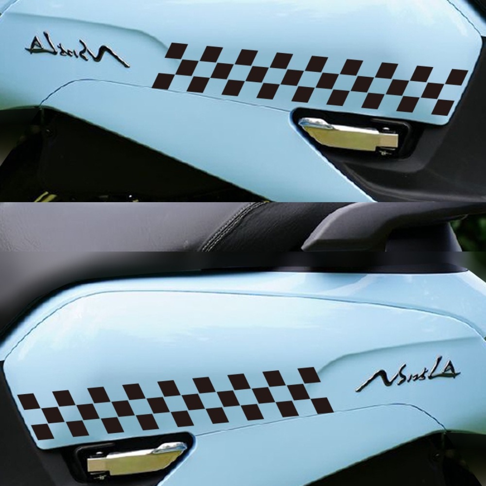 2pcs Checkered Flag Motorcycle - Scooter Helmet Set review and price