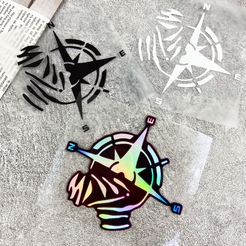 1PC Compass Pattern Vinyl Stic - Scooter Helmet Set review and price